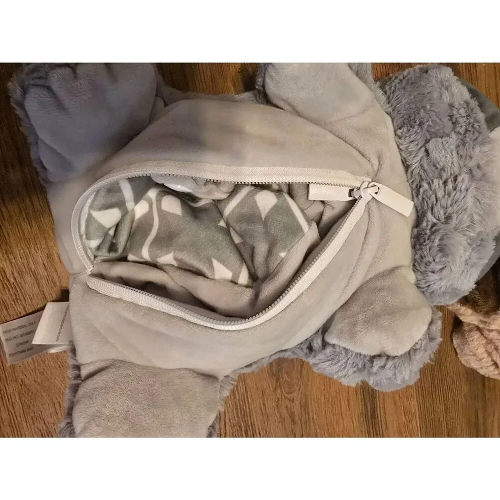 Sloth and Puppy‎ Dog Zip Up Travel Kids Neck Pillow Stuffies